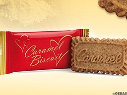 Zeige Details für Karamellbisquit mit Herz  Bild von Karamellbisquit mit Herz