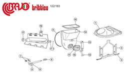 Bild von Flansch Bravo Trittico 122/183