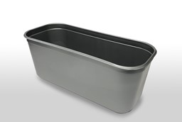 Zeige Details für 5 Liter Kunststoff-Eisbehälter, grau** Eisbehälter aus Kunststoff
