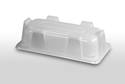 Weisse Deckel aus Kunststoff für Eisbehälter