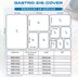 Übersicht Silikondeckel Gastro-Eis-Cover für GN-Behälter