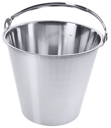 Zeige Details für Eimer aus Edelstahl 12 Liter Bild von Eimer aus Edelstahl 12 Liter