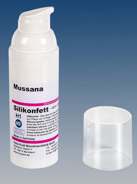 Mussana Silikonfett H1 im Dosierspender