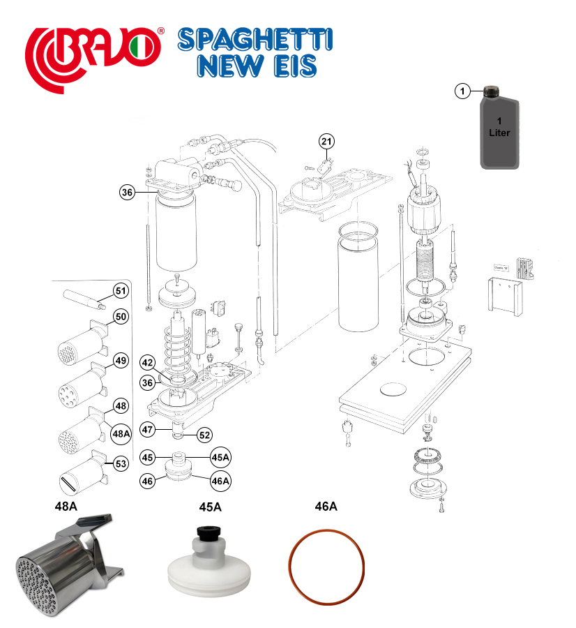 Microschalter Bravo Spaghetti New Eis