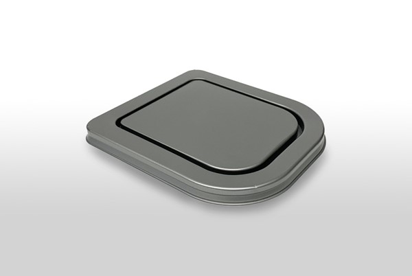 Bild von Deckel, Kunststoff für Eisbehälter 2,5 Liter, grau